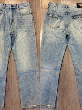 Gucci Straight Leg Denim Pants jeans blue 31